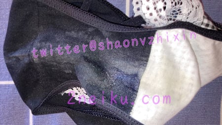 偏重口的黑色原味内裤 - 缩略图