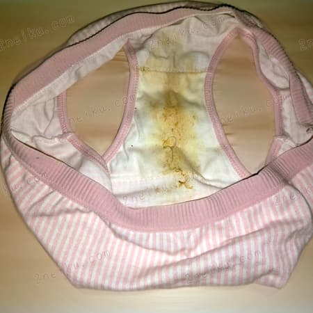 粉色条纹纯棉原味内裤 - 缩略图