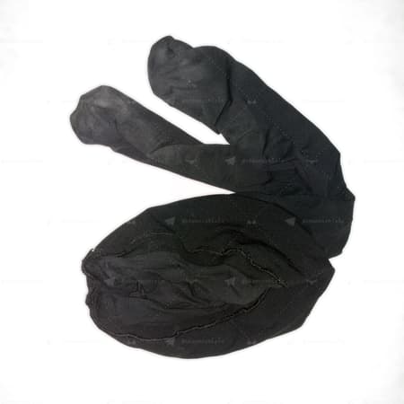 一双脚底有明显穿着痕迹的黑色丝袜的照片 - 缩略图