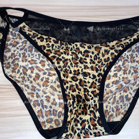 一条性感女士豹纹内裤的照片 - 缩略图